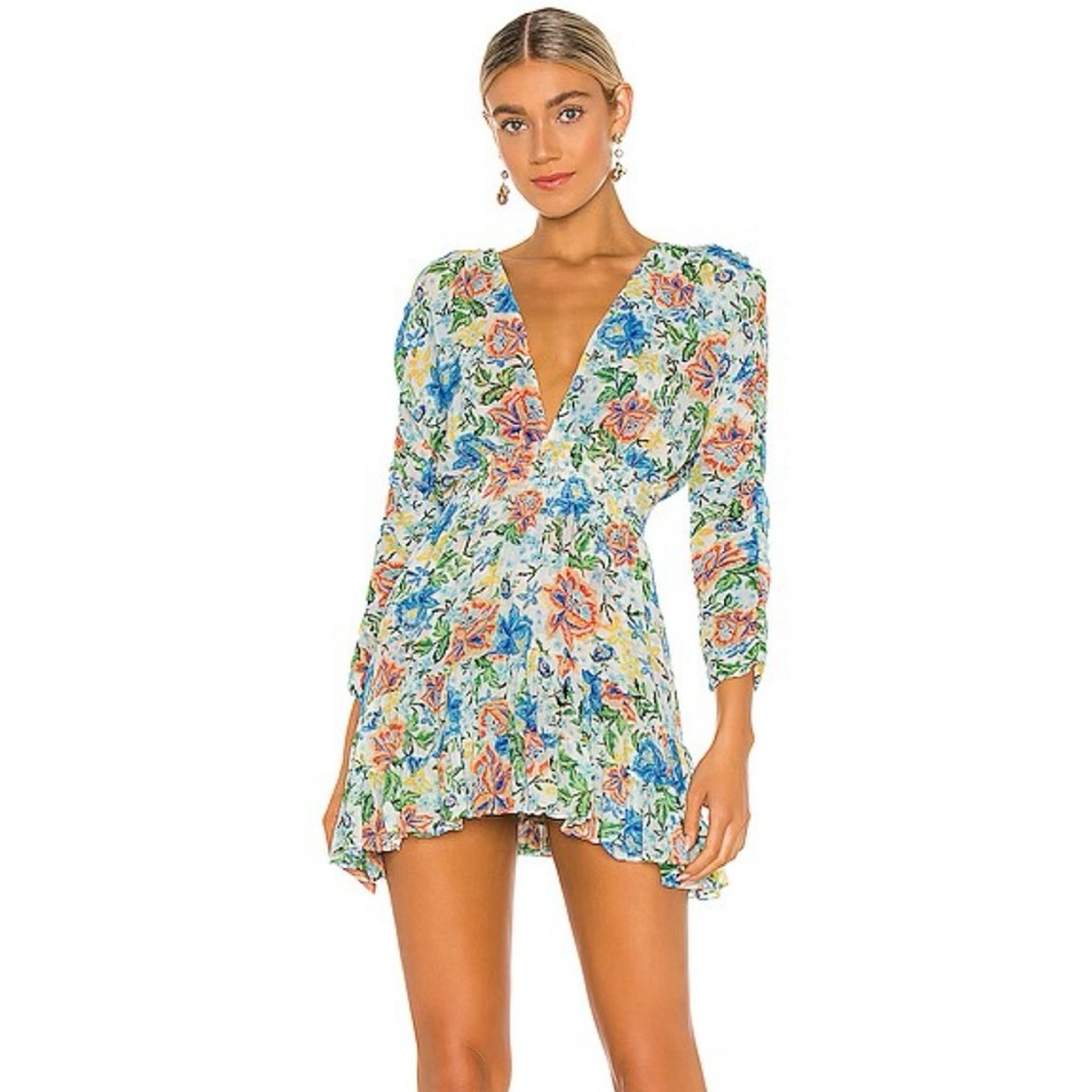 Revolve MISA Los Angeles Chiara Dress in Oasis Floral